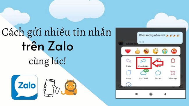 Cách gửi tin nhắn hàng loạt trên Zalo